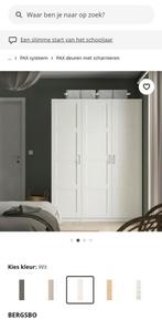 4 pax kast deuren wit, Gebruikt, 200 cm of meer, 50 tot 75 cm, 50 tot 100 cm