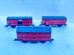 Fleischmann 3x gesloten wagon, Hobby en Vrije tijd, Modeltreinen | H0, B, Gelijkstroom, A, Fleischmann