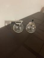 Melkkannetje & suikerpotje, Overige typen, Ophalen of Verzenden, Overige stijlen, Glas