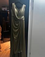 Gelegenheidsjurk olijfgroen, Kleding | Dames, Maat 38/40 (M), Overige typen, Ophalen of Verzenden, Zo goed als nieuw