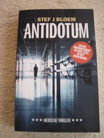 Antidotum Stef J Bloem, medische thriller, nieuw