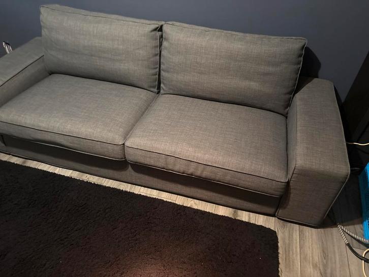 IKEA KIVIK 3-zits bank met hoes, Huis en Inrichting, Banken | Bankstellen, Gebruikt, Rechte bank, Driepersoons, 200 tot 250 cm