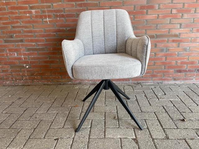 eetkamerstoel draaibaar lichtgrijs voorraad + laagste prijs, Huis en Inrichting, Stoelen, Nieuw, Vijf, Zes of meer stoelen, Stof