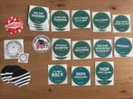 Stickers van brouwerijen en Mr. Hop, Verzamelen, Biermerken, Ophalen of Verzenden, Zo goed als nieuw, Overige merken