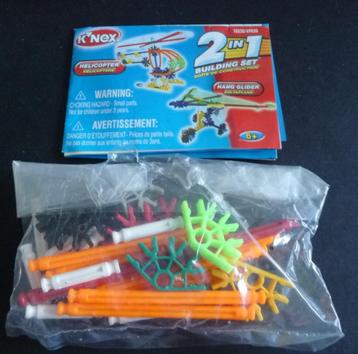 3 SETJES KNEX RACE CAR NIEUW , KNEXOSAURUS EN HELICOPTER beschikbaar voor biedingen