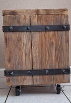 Opberg cq zitbox Hout., Ophalen, Minder dan 50 cm, Industrieel., Minder dan 50 cm