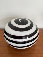 Zebra design tafellamp 35 cm, Huis en Inrichting, Lampen | Tafellampen, Ophalen of Verzenden, Zo goed als nieuw, Glas, Minder dan 50 cm