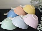 Set van 6 pastel soepkommen, Antiek en Kunst, Ophalen of Verzenden