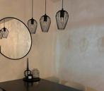 Moderne hanglamp met 3 lampen, Ophalen, Zo goed als nieuw, Metaal, 75 cm of meer