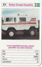 Kw5 autokaartje volvo cross country, Verzamelen, Ophalen of Verzenden, Zo goed als nieuw, Auto's