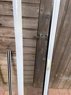 Gebruikte Witte Hordeur, Doe-het-zelf en Verbouw, Ophalen, Gebruikt, 80 tot 100 cm, Hordeur