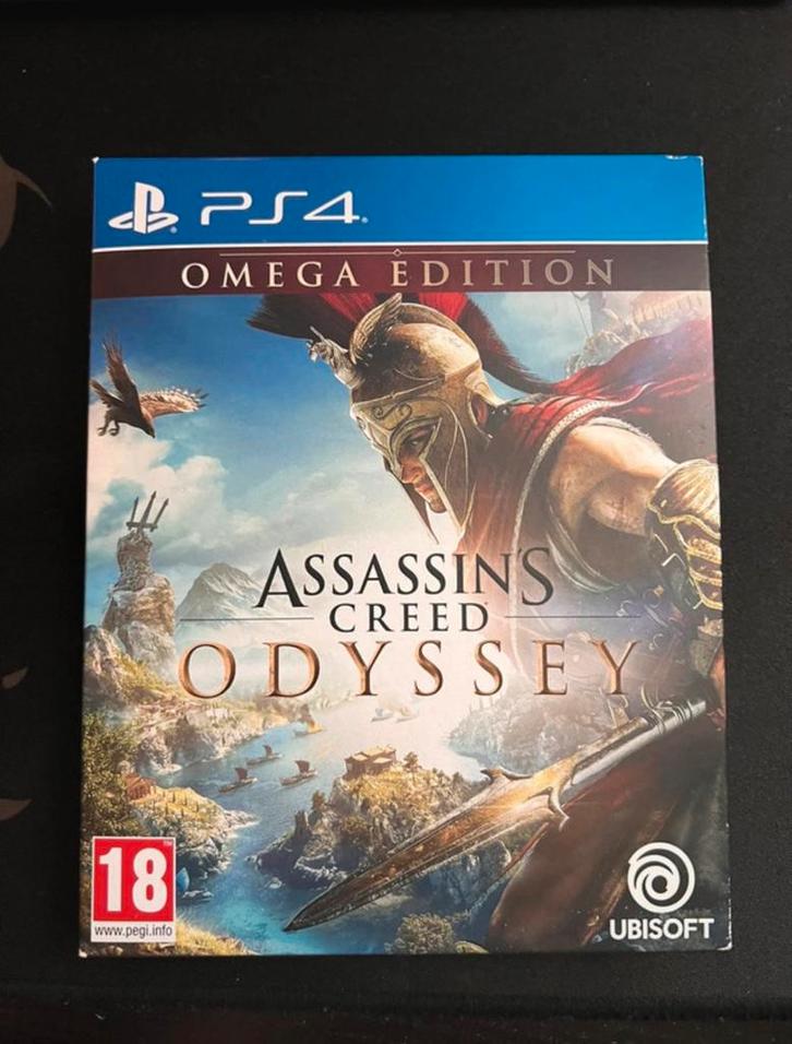 Assassin's Creed Odyssey Omega Edition PS4/PS5 Compleet, Spelcomputers en Games, Games | Sony PlayStation 4, Zo goed als nieuw