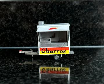 Resin bouwpakket Churros foodtruck kermis verkoopwagen 1:87 beschikbaar voor biedingen