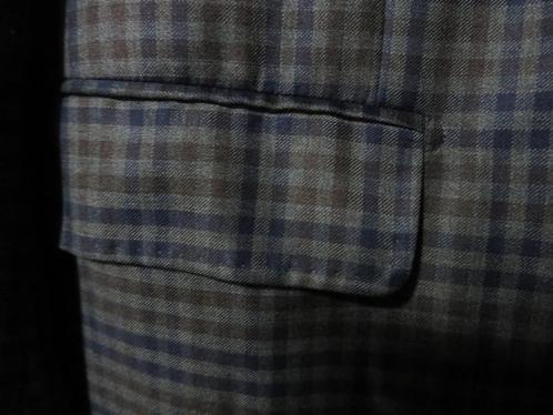 grijs taupe blauw colbert fijne ruit mt 52 Byron Britisch, Kleding | Heren, Kostuums en Colberts, Gedragen, Blauw, Ophalen of Verzenden