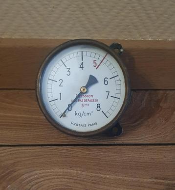 Frans vintage drukmeter Protais Paris beschikbaar voor biedingen