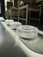 Vintage plafondlampen, brocante wandlampen glas