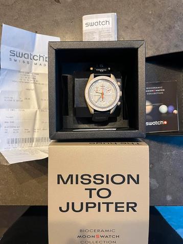 Swatch x Omega MoonSwatch -Mission to Jupiter 2 extra straps beschikbaar voor biedingen