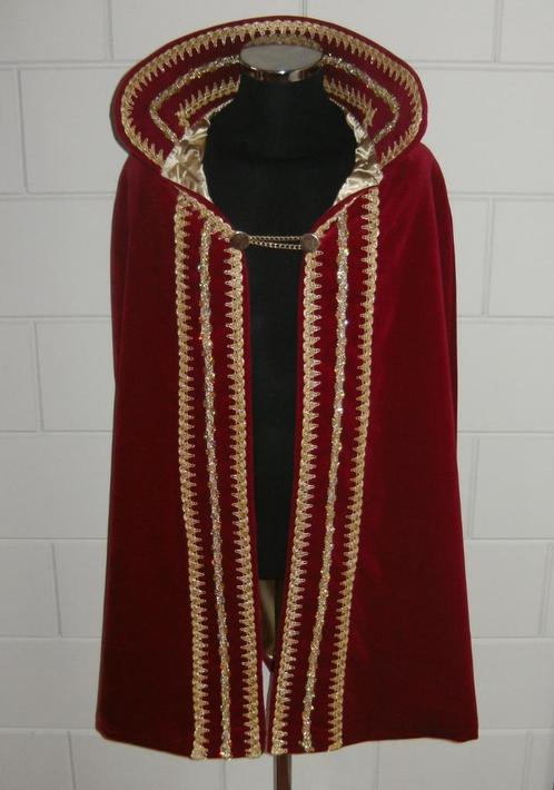 prinsencape cape mantel carnaval, Kleding | Heren, Carnavalskleding en Feestkleding, Nieuw, Kleding, Carnaval, Overige maten, Ophalen of Verzenden