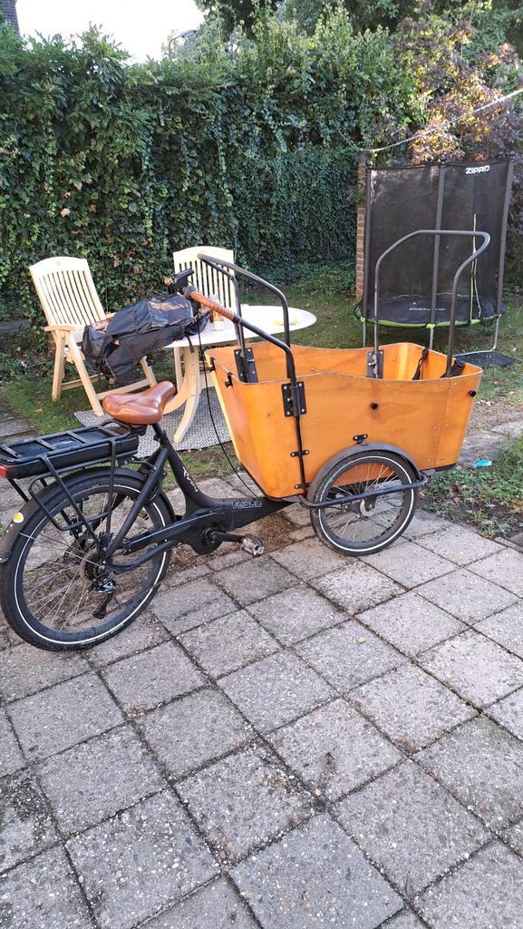 Elektrische Bakfiets Vogue, Fietsen en Brommers, Fietsen | Bakfietsen, Gebruikt, Overige merken, 2 kinderen, Elektrisch, Ophalen