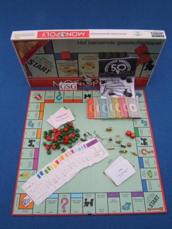 Monopoly jubileumeditie nr. 10633-03, Hobby en Vrije tijd, Gezelschapsspellen | Bordspellen, Gebruikt, Ophalen