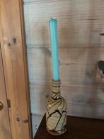 Vintage Keramieken vaasje voor kaars of bloem, Overige materialen, 25 tot 50 cm, Beige, Nieuw