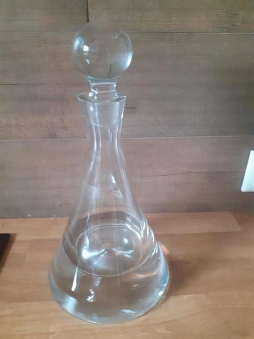 Zware kristallen karaf, Antiek en Kunst, Antiek | Glas en Kristal, Ophalen of Verzenden