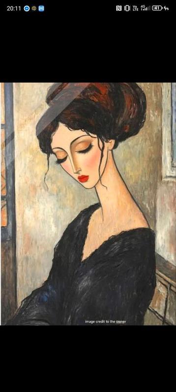 Elegant portret van een dame.   (Fotografie) beschikbaar voor biedingen