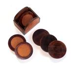 Onder Zetters in mooi ebben hout uitgevoerd., Ophalen of Verzenden, Nieuw, Glas of Kopje