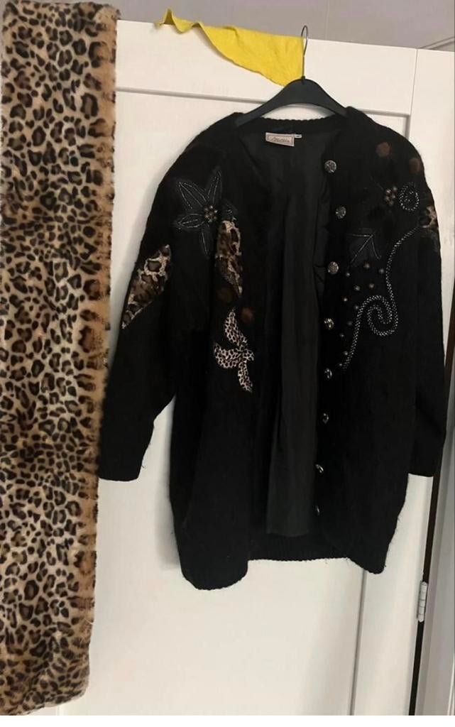 Jasvest met 50 % mohair + Stradivarius bijpassende shawl, Kleding | Dames, Ophalen of Verzenden, Zo goed als nieuw, Maat 36 (S)