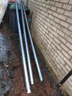 Vier Policarbonaat platen, transparant, ca 120 x 300., Tuin en Terras, Overige Tuin en Terras, Ophalen, Gebruikt