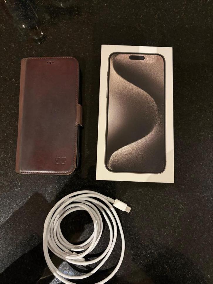 iPhone Pro Max 15...., Telecommunicatie, Mobiele telefoons | Apple iPhone, Zo goed als nieuw, 256 GB, Zonder abonnement, Zonder simlock