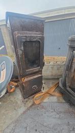 Oude Werkplaats Kachel - Hout/Kolen, Gebruikt, Houtkachel, Ophalen of Verzenden, Vrijstaand