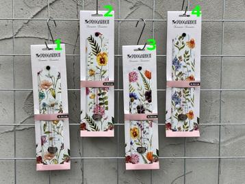 THERMOMETER METAAL 4 BLOEM DECOR NIEUW beschikbaar voor biedingen