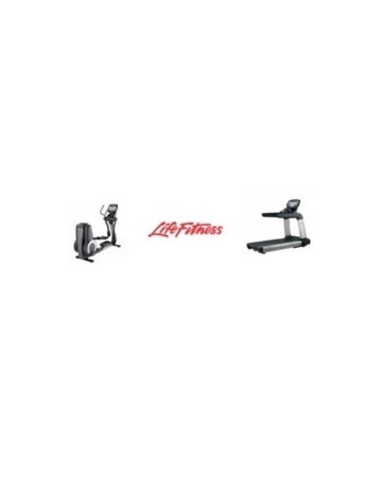 Life fitness Cardio set | Loopband | Crosstrainer, Sport en Fitness, Fitnessmaterialen, Gebruikt, Overige typen, Armen, Benen
