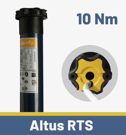 1 gereviseerde Somfy Altus RTS 6/17 buis motoren., Doe-het-zelf en Verbouw, Rolluiken, Zo goed als nieuw, Elektrische bediening