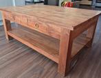 Salontafel teak, Huis en Inrichting, Tafels | Salontafels, Ophalen, Gebruikt, 100 tot 150 cm, Teakhout