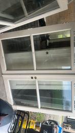 Dubbele ramen met dubbelglas, Doe-het-zelf en Verbouw, Kozijnen en Schuifpuien, Gebruikt, Raamkozijn, Ophalen of Verzenden, 150 tot 225 cm