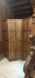 Kamerschermen (2x), zwaar, massief hout., Huis en Inrichting, Woonaccessoires | Kamerschermen, Ophalen, Gebruikt