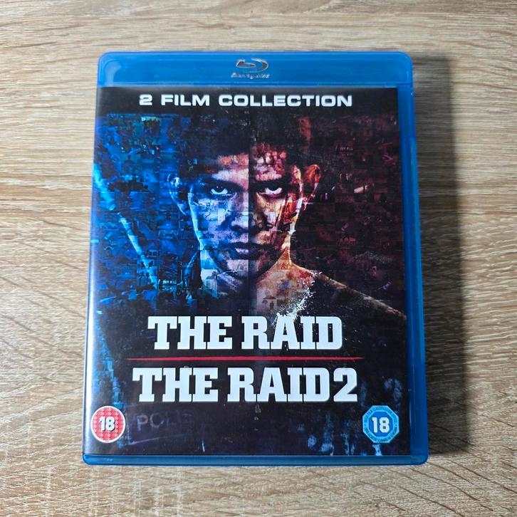 The Raid 1 & 2 Blu-ray Collection 18+, Cd's en Dvd's, Blu-ray, Zo goed als nieuw, Actie, Ophalen of Verzenden