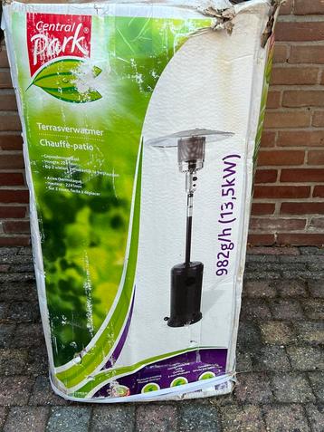 Terrasverwarmer - Central Park - 13,5 kW - Zwart - NIEUW beschikbaar voor biedingen
