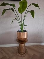 Tafeltje zuil met bloempot, Huis en Inrichting, Woonaccessoires | Zuilen en Pilaren, Ophalen, Gebruikt