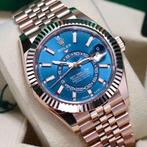 Rolex Skydweller 43mm Blue Dial Rosegold 336935 2025, Sieraden, Tassen en Uiterlijk, Horloges | Heren, Ophalen, Rolex, Polshorloge