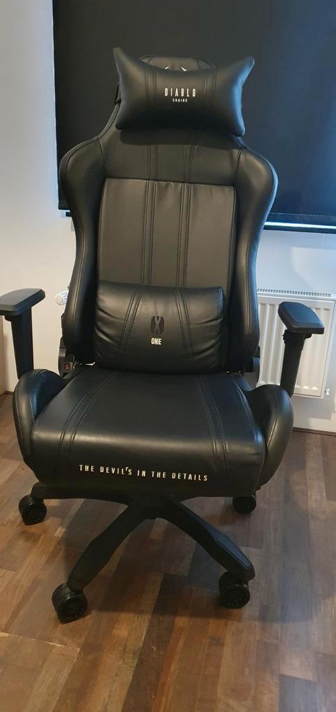 XXL King Size Gaming Stoel [200e of ruilen], Huis en Inrichting, Bureaustoelen, Zo goed als nieuw, Bureaustoel, Zwart, Ergonomisch