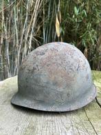 us helm ww2, Verzamelen, Militaria | Tweede Wereldoorlog, Ophalen of Verzenden, Landmacht, Amerika, Helm of Baret