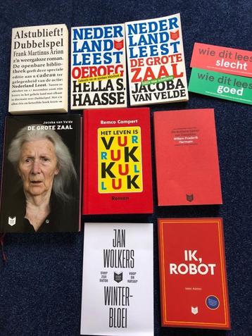 Boeken Nederland Leest, geschenken van de bibliotheek