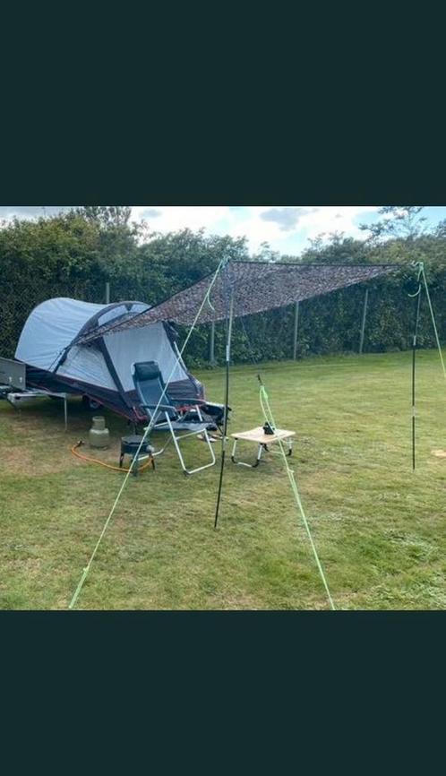 Motor Aanhanger Vouwwagen, Caravans en Kamperen, Vouwwagens, Overige merken, tot en met 2, Grijs, Aanwezig, Ophalen