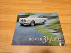 Brochure Rover 3 1/2 litre, Ophalen of Verzenden, Zo goed als nieuw, Overige merken