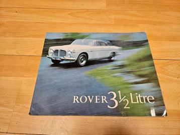 Brochure Rover 3 1/2 litre  beschikbaar voor biedingen
