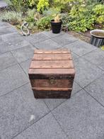 Robuuste vintage houten opbergkist, Huis en Inrichting, Woonaccessoires | Kisten, Ophalen, 50 tot 100 cm, 50 tot 75 cm, Zo goed als nieuw