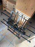 Elektrisch verstelbare boxspring apparateur, Ophalen, Gebruikt, Tweepersoons, Stof